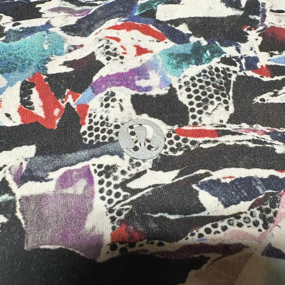 Lululemon Wunder Under Hi-Rise 1/2 Tight Culture Clash Multi Black Size 4 EUC - Picture 5 of 9